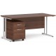 Maestro Straight Desk with Under Desk Pedestal